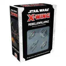 Star Wars: X-Wing 2. Edition – Rebellenallianz Staffel-Starterpack - Gesellschaftsspiel für 2 Spieler ab 14 Jahren. Starte epische Raumkämpfe mit der Rebellenallianz und genieße spannende taktische Duelle in nur 30-45 Minuten!