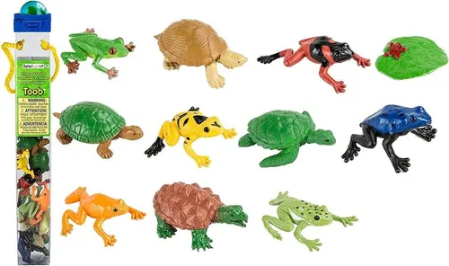 Safari 694804 Frösche und Schildkröten Toob Mini Spielfiguren - Set