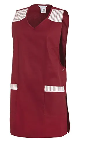 Überwurfschürze Damen bordeaux 08/1229/21, Größe I in rot von Leiber