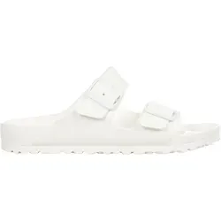 Birkenstock Arizona Pantolette aus EVA in Weiß - Größe 39 EU - Pantoletten aus leichtem EVA-Material, ideal für den Sommer, mit bequemem Schnallenverschluss und offenem Design für optimalen Tragekomfort.