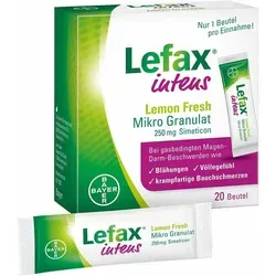 Lefax intens Lemon Fresh Mikro Granulat 20 St - Praktisches Mikro Granulat mit frischem Zitronengeschmack, ideal für die schnelle Anwendung. Für eine angenehme und unkomplizierte Einnahme im Alltag.