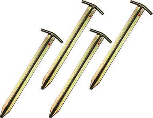 Moritz Stahl T-Profil Hering Zelthering Camping 30-40 oder 50 cm (4 Stück, 30 cm)