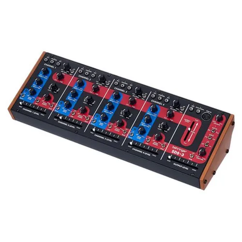 Behringer BDS-3 Analoger Drum Synthesizer - Vielseitiger analoger Drum Synthesizer im kompakten Desktop-Design. Ideal für kreative Klangerzeugung mit 4 Kanälen, MIDI-Trigger und anpassbarer Empfindlichkeit. Perfekt für elektronische Musik!