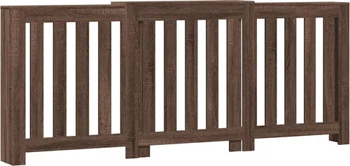 vidaXL Heizkörperverkleidung Eichen-Optik 205x21,5x83,5 cm - Braun - Sanitärinstallation: Stilvolle Heizkörperverkleidung in Eichen-Optik, pflegeleicht und bietet zusätzlichen Ablageplatz für Dekoartikel.