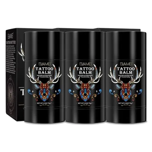 P-Beauty Tattoo Balsam - 75g Aftercare Creme für die perfekte Tattoo-Pflege - Körpercremes für optimale Tattoo-Pflege: 100% natürliche Inhaltsstoffe, beschleunigt die Heilung, schützt vor Austrocknung und erhält Farbintensität.