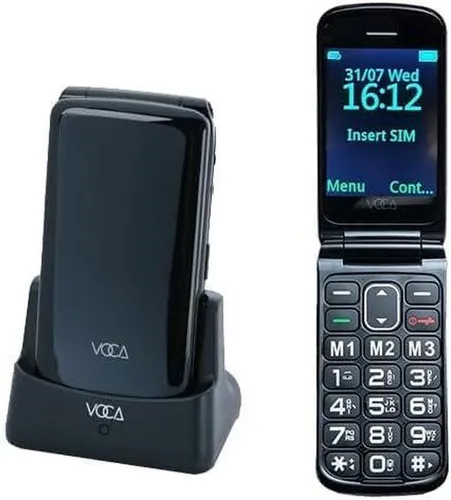 VOCA V340 4G Senioren Klapphandy mit großen Tasten und SOS-Taste