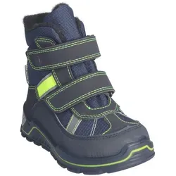 RICOSTA Gabris Stiefel Kinder blau 34 - Wanderschuhe für Kinder, wasserfest und atmungsaktiv dank TEX-Technologie. Mit Klettverschlüssen für einfaches An- und Ausziehen sowie reflektierenden Details für mehr Sicherheit beim Spielen im Freien.