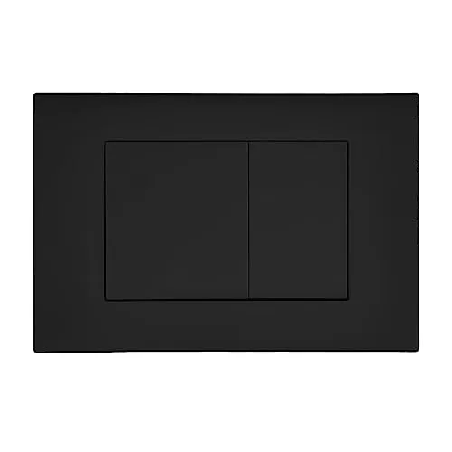 Wunderbad Drückerplatte für Geberit Duofix Sigma/Delta/BASIC (Schwarz Matt) - Türbeschläge, -blenden & -verzierungen. Hochwertige ABS Drückerplatte mit schallgedämmten Drückerstangen und werkzeugloser Schnelleinstellung für eine einfache Montage.