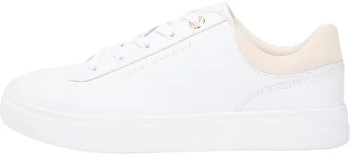 Tommy Hilfiger Damen Casual Cupsole Sneaker Low Top in weiß von Tommy Hilfiger