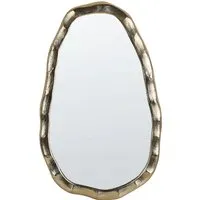 Beliani Dekospiegel DAMOH Gold 32x50x3 in gold von Beliani