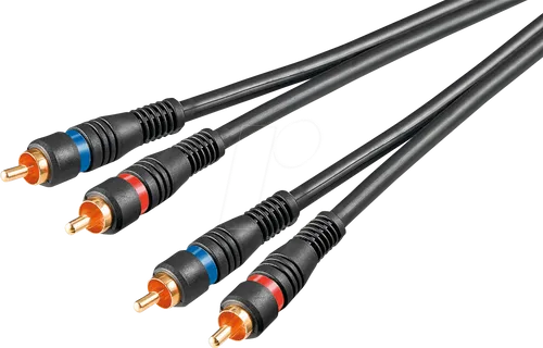 AVK 132-500 - Cinch Kabel, 2x Cinch Stecker, 5 m