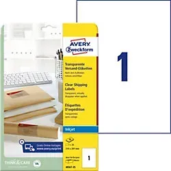 Produktbild AVERY Zweckform Abziehhilfe QuickPEEL Versandetiketten J8567-25