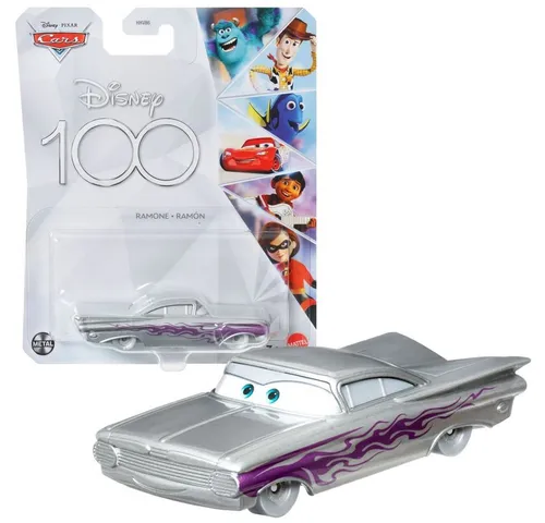 Disney Cars Spielzeug-Rennwagen Cars Fahrzeuge Disney 100 Jahre Edition Cast 1:55 Autos Mattel