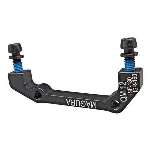 MAGURA QM12 Bremssattel Adapter + Schrauben IS auf PM 160 / 180 mm Post Mount