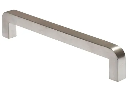 livingpoint24 Möbelgriff BA 160mm, Küchengriff Edelstahl, Schrankgriff schmal