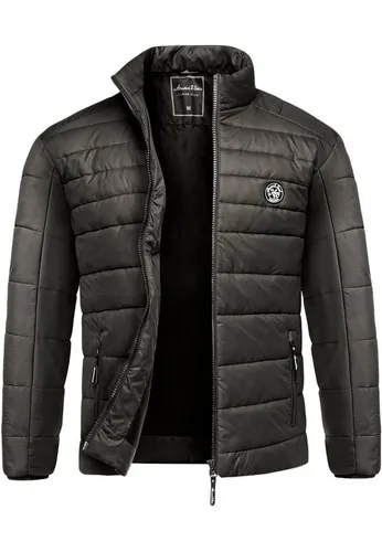 Amaci&Sons Herren Steppjacke 9103 Schwarz 3XL - Moderne Steppjacke für Herren, ideal für Outdoor-Aktivitäten. Leicht und warm, perfekt für jede Jahreszeit.