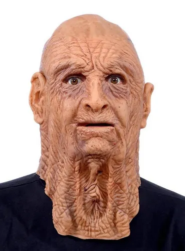 Zagone Studios Supersoft DOA Mask Standard - Kostüm-Maske aus superweichem Volllatex, handgefertigt in den USA. Perfekt für realistische Looks mit detaillierten Eigenschaften wie Falten und Altersflecken.