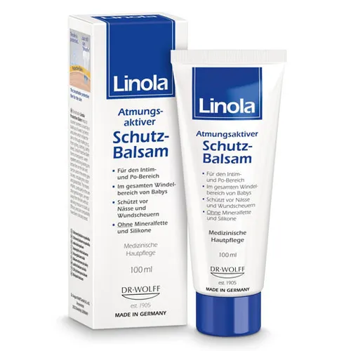Linola Schutz-Balsam 100 ml - Arzneimittel zur Hautpflege, bietet intensive Feuchtigkeit und schützt die Hautbarriere effektiv.