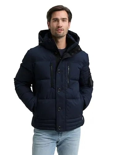 TOM TAILOR Funktionsjacke Puffer Jacket mit Kapuze XXXL von Tom Tailor
