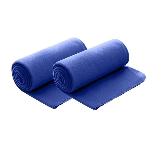 Wohndecke Polar-Fleece, wometo, OEKO-TEX®, 2 Fleecedecken mit Kettel-Rand & Anti-Pilling