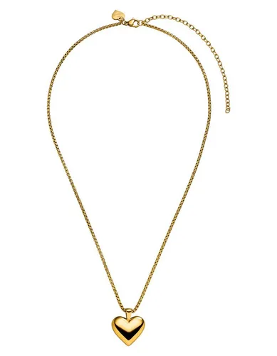 Purelei® Lovebird Kette (Gold) – Elegante Halskette mit Herzanhänger - Ketten für Damen, romantisches Design aus 18K vergoldetem Edelstahl, wasserfest und perfekt als Geschenk für besondere Anlässe.