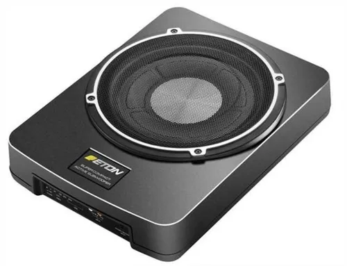 Eton USB 10 Aktivwoofer unter dem Sitz - 250mm Aktivsubwoofer, kompakt mit kraftvollem Sound und optimalem Frequenzgang