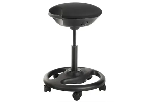 SONGMICS Arbeitshocker, 10° Neigung, höhenverstellbar in schwarz von SONGMICS