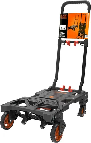 BLACK+DECKER 2-in-1 Sackkarre und Plattformwagen in schwarz von BLACK+DECKER