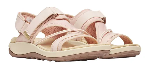 Merrell Terran 4 Backstrap Sandale 38 - Wanderschuhe mit Obermaterial aus hochwertigem Vollnarbenleder und 70% recyceltem Textil, ideal für Komfort und Nachhaltigkeit bei Sommerabenteuern.