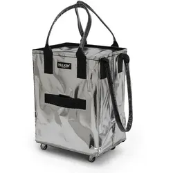 Hulken Bag Shopper mit Rollen in silber von Hulken