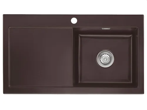 Systemceram Mera 90 Siena Keramikspüle Handbetätigung von systemceram