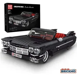 Mould King Cadi-Elrado Automodell 10012S - Konstruktionsspielzeug Komplette Sets & Packs, detailgetreues Modell eines klassischen Caddy Eldorado mit 1.245 hochwertigen Klemmbausteinen für kreativen Bau-Spaß.