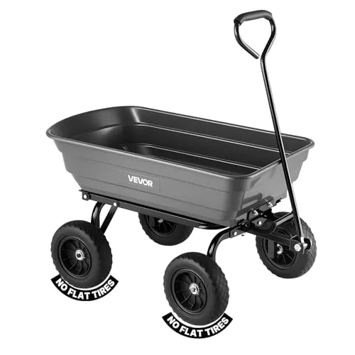 VEVOR Gartenwagen mit Kippfunktion – 272kg belastbar