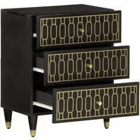 vidaXL Nachttisch aus massivem Mango-Holz 50x33x60 cm von vidaXL