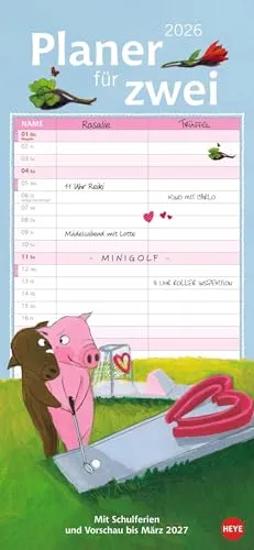 Heye Kalender, Organizer & Zeitplaner von Heye