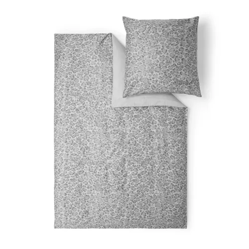 s.Oliver Leo Bettwäsche 135x200 cm - Modernes Leomuster aus 100% Baumwolle - Bettwäsche-Set in grau mit hochwertigem Leomuster, anschmiegsam und weich, ideal für jede Jahreszeit. Mit praktischem Reißverschluss und maschinenwaschbar für einfache Pflege.