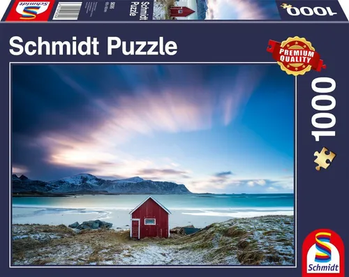 Schmidt Spiele Puzzle Hütte an der Atlantikküste, 1000 Puzzleteile