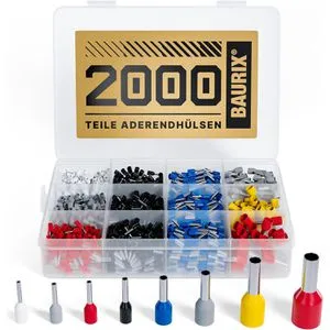 BAURIX Aderendhülsen Sortiment, Set, 0,5 von BAURIX