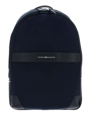 Tommy Hilfiger TH Urban Nylon Backpack Space Blue - Tagesrucksäcke, wasserabweisend und mit modernem Design, ideal für jeden Anlass – perfekt als Handgepäck und für den Alltag.