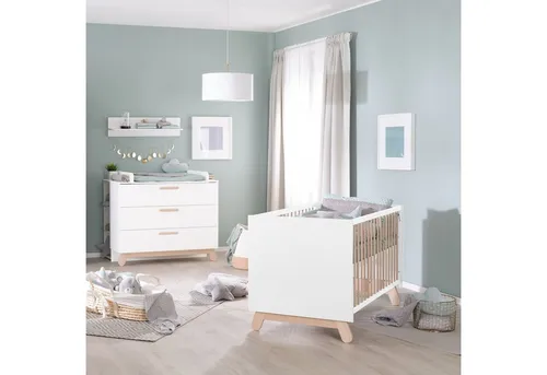 roba® Babyzimmer-Komplettset Babyzimmer roba CLARA weiß Kinderzimmer Komplettzimmer