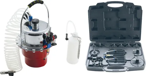 Druckluft-Bremsenentlüfter Adapter 17x - Bremseninstandsetzung, professionelles Entlüftungsgerät für effizientes und schnelles Entlüften von Bremsleitungen.