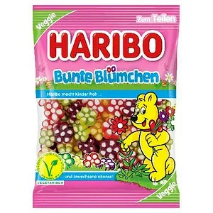 HARIBO Bunte Blümchen Fruchtgummi 175,0 g in gelb von HARIBO
