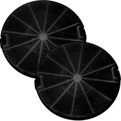 Ersatzteil - 2er Set Kohlefilter KITFC155 CR490 - - FABER, SMEG, BEKO, AIRLUX, ZANUSSI, FAURE, ELECTROLUX, FRANKE, AEG, PROGRESS, ZANKER, WHIRLPOOL,