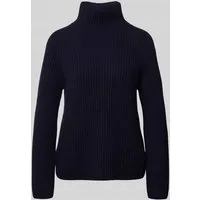 Drykorn Strickpullover mit Stehkragen Modell 'ARWEN' in Marine, Größe S