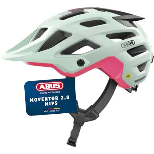 ABUS MTB-Helm Moventor 2.0 MIPS - All-Mountain-Fahrradhelm mit Aufprallschutz - Fahrradhelm mit MIPS-Technologie für zusätzlichen Aufprallschutz, ideal für Mountainbiker. Langlebige Multi-Shell In-Mold-Bauweise und individuelles Zoom-ACE-MTB-Verstellsystem für optimalen Sitz.