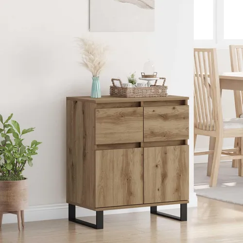 vidaXL Sideboard Artisan-Eiche 60 x 35 x 70 cm