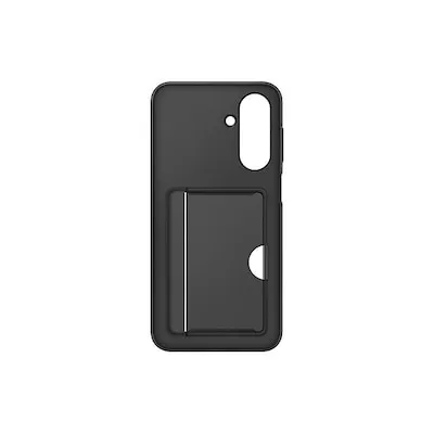 Samsung Galaxy A17 Card Slot Backcover Schwarz - Handy Cases mit praktischem Kartenfach für Führerschein oder Bankkarte, schützt die Rückseite und Seiten deines Smartphones und lässt das Display frei für Benachrichtigungen.