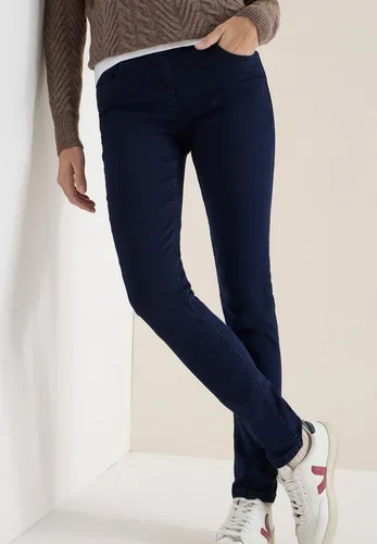 Cecil Jeans mit Elastikbund Blue Black Used wash 25 von CECIL