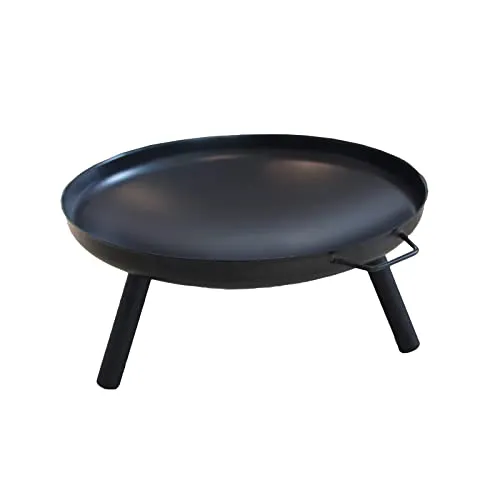 HTI-Living Feuerschale - stilvolle Feuerstelle für Garten und Terrasse - Grills - Elegante Feuerschale aus Eisen mit 60 cm Durchmesser, ideal für gemütliche Abende im Freien und Holz als Brennstoff.
