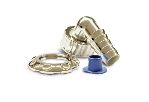 Haas Otto Unterputz-Anschluss Kunststoff Anschlusswinkel 1 Zoll Schlauchtülle für Unterputzsiphon